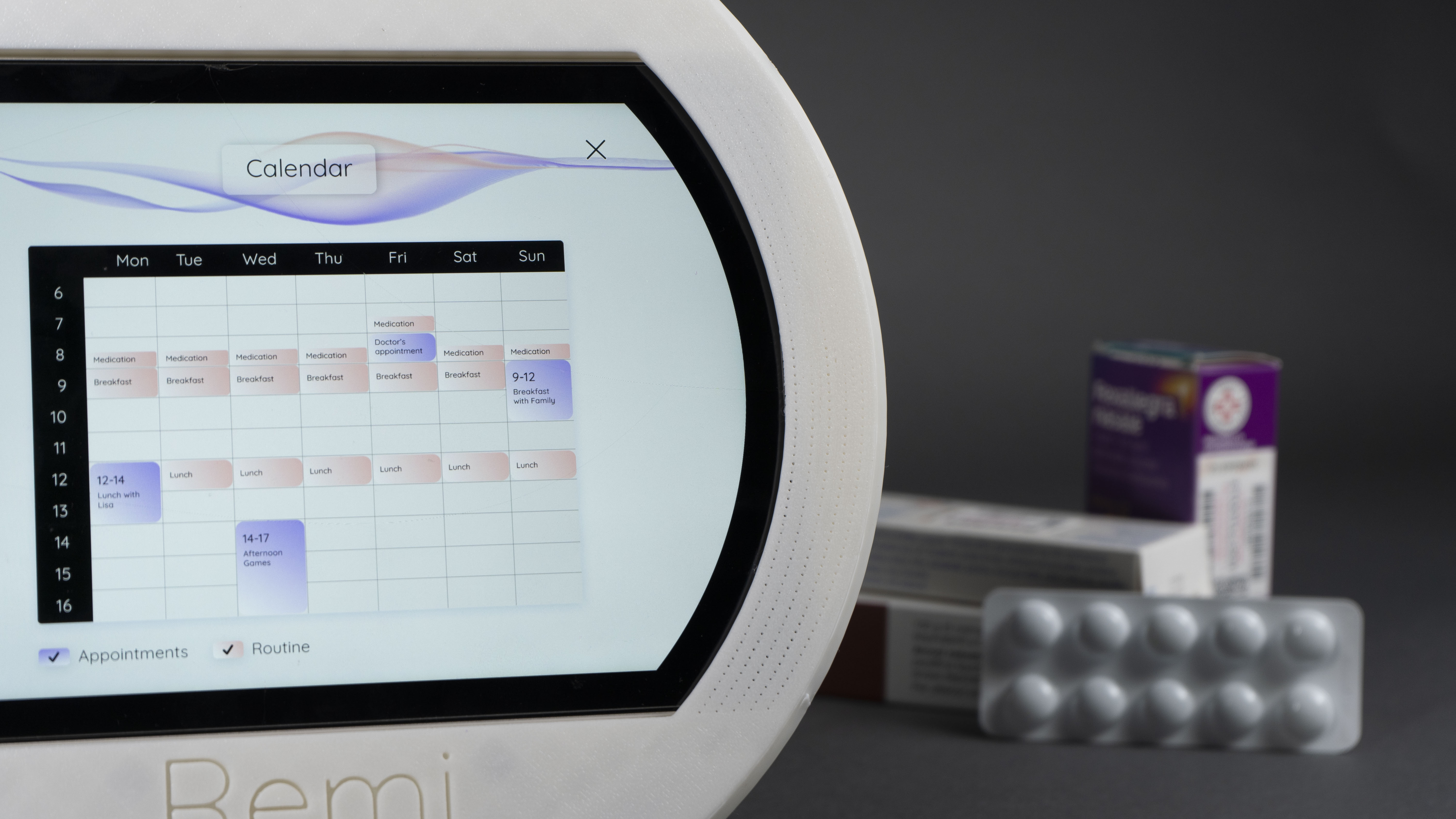 Remi colour palette and branding